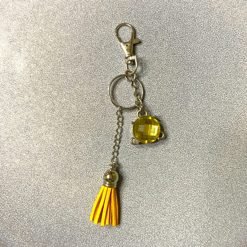 Handmade, Repurposed Bag Charm, Keychain